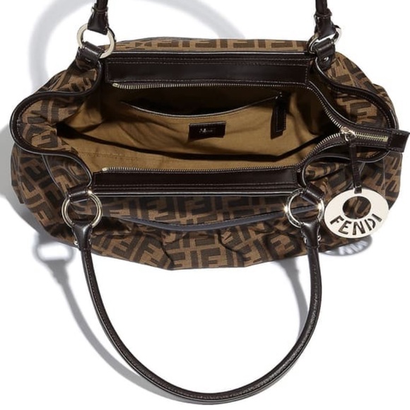 Fendi Chef Zucca tote black shoulder bag - Picture 4 of 9